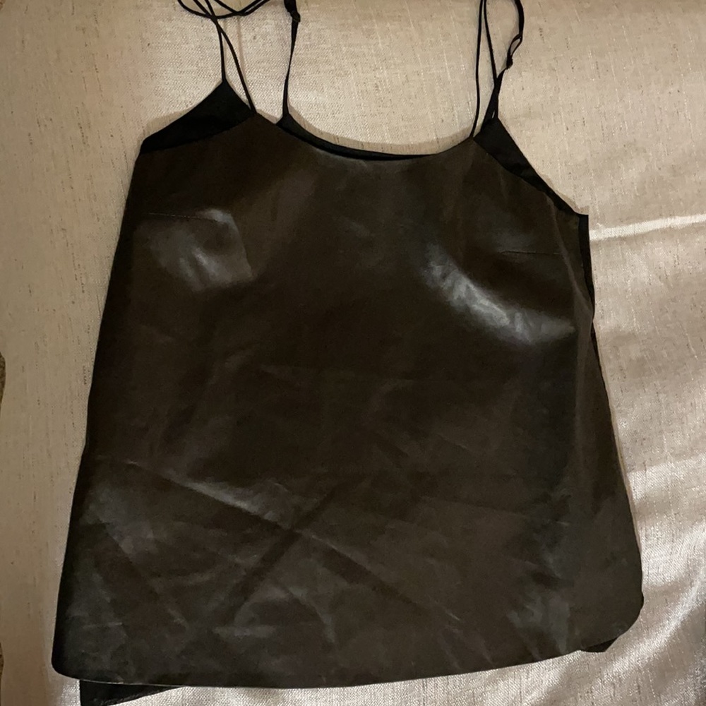 Vince Leather front Camisole